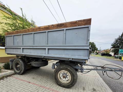 Ifa HW 6011 pótkocsi eladó – 6 tonnás billenős, új gumikkal Ifa HW 6011 pótkocsi eladó – 6 tonnás billenős, új gumikkal
