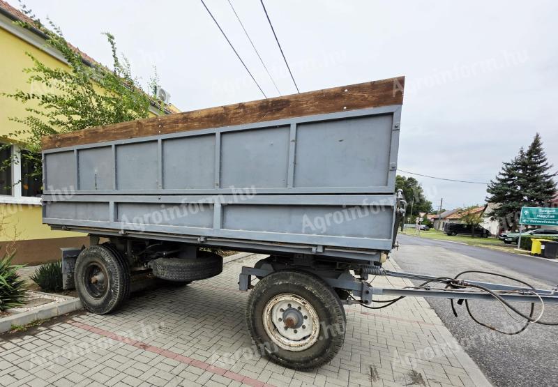Ifa HW 6011 pótkocsi eladó – 6 tonnás billenős, új gumikkal