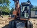 Eladó napi használatban lévő 2015-ös Doosan DX 160W-3 forgó kotró gumikerekes kivitelben
