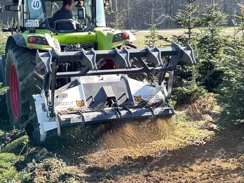 Erdészeti zúzó, mulcsozó, fixfogas szárzúzó 225 cm / Delta XL Grizzly - 0 % THM