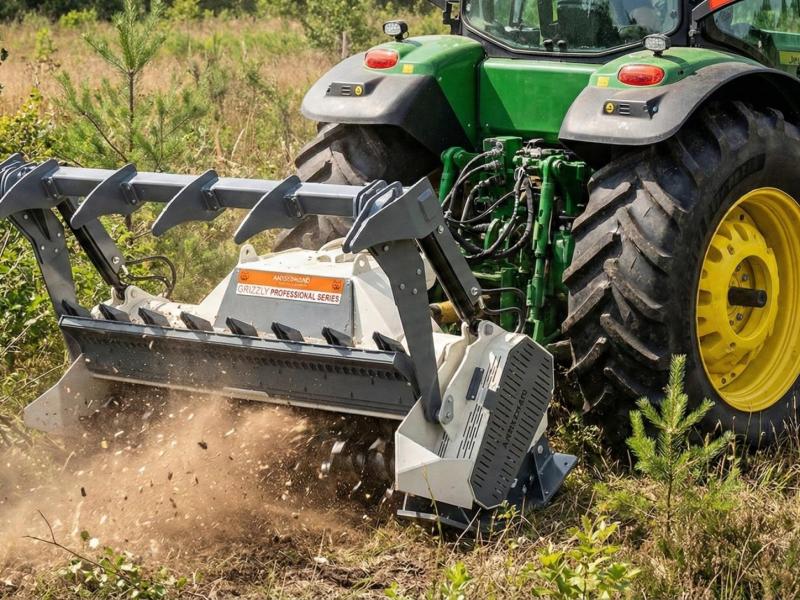 Erdészeti zúzó, mulcsozó, fixfogas szárzúzó 225 cm / Delta XL Grizzly - 0% THM