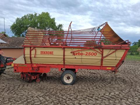 Krone Turbo-2500 tip 25 köbös hamszter rendfelszedő kocsi