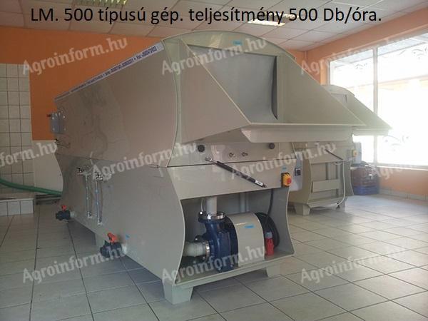 Ládamosó berendezés – LM 500 nagyüzemi ládamosó gép