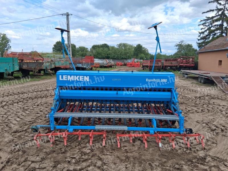 Lemken EuroDrill 300 tip 3 méteres 25 soros apró magos vetőgép MONITORRAL
