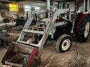Steyr 8055 homlokrakodóval és utánfutóval eladó