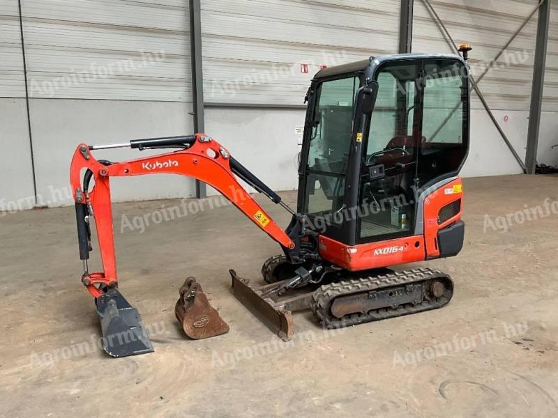 Kubota KX 016-4 / 2017 / 2 413 üzemóra / Lízing 20%-tól
