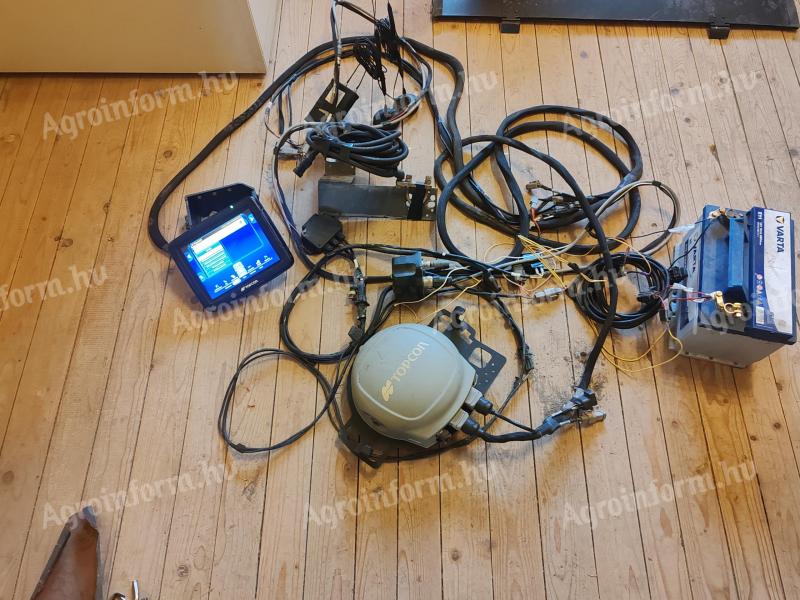 TOPCON robotkormány,  RTK,  automata kormányzás