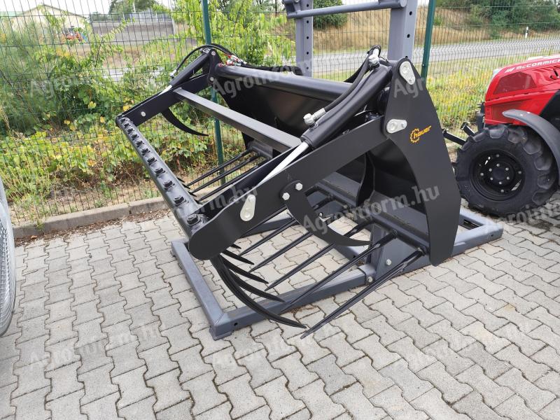 Hauer 2200 mm-es,  1,3 m3-es krokodil trágyavilla készletről,  Euronorm felfogatással