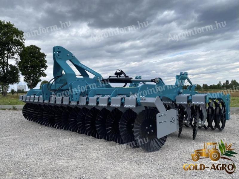 Új Agrona PowerDisc HR 4 m függesztett rövidtárcsa wavy bulldog lapokkal – bevezető akció