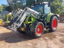 Claas Arion 540 CIS traktor Quicke Q45 homlokrakodóval