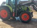 Claas Arion 540 CIS traktor Quicke Q45 homlokrakodóval