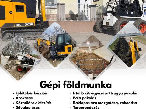Gépi földmunka és trágyázás szakértő kivitelezéssel Gépi földmunka és trágyázás szakértő kivitelezéssel