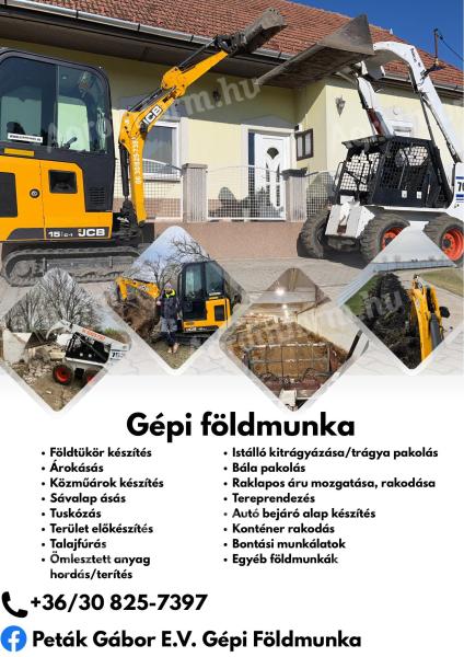 Gépi földmunka és trágyázás szakértő kivitelezéssel