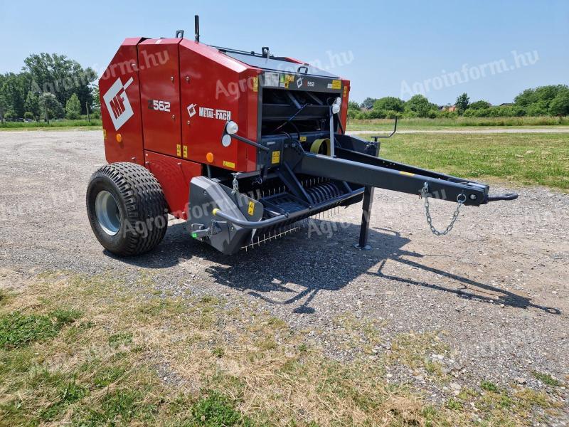 Új Metal-Fach / MetalFach Z562 RN szecskázós, rotoros, hengeres 120x120 körbálázó