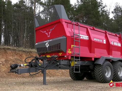 Új Metal-Fach / MetalFach N272 TAURUS 12-14 tonnás trágyaszóró Új Metal-Fach / MetalFach N272 TAURUS 12-14 tonnás trágyaszóró