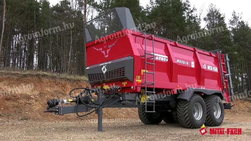 Új Metal-Fach / MetalFach N272 TAURUS 12-14 tonnás trágyaszóró