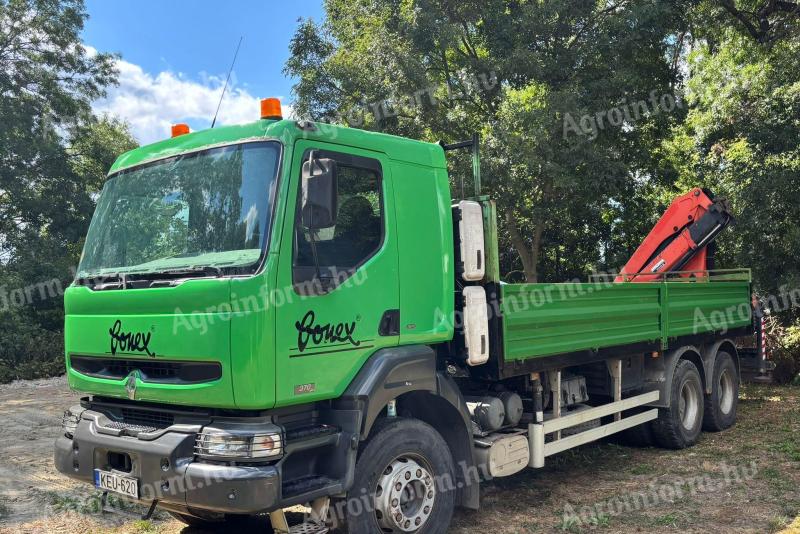 Renault Kerax 6x4 Palfinger PK 16002 erdészeti teherautó eladó