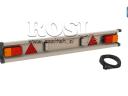 Utánfutó ütköző TÜV modell lámpákkal 2150 mm