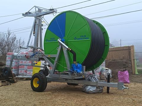 YULIN öntöződob 90/350 + 28 m szórókeret + végágyúk (15+15 m) — raktárról azonnal elvihető YULIN öntöződob 90/350 + 28 m szórókeret + végágyúk (15+15 m) — raktárról azonnal elvihető