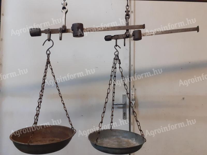Antik piaci ingás régi kofa mérleg kofamérleg