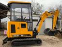 2020-as JCB 16C1 minikotró, árokásó újszerű, kiváló állapotban eladó