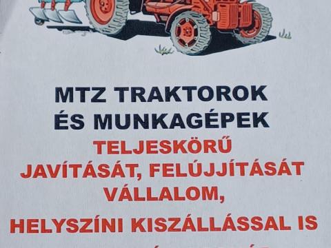 MTZ traktorok javítása Csongrád megyében MTZ traktorok javítása Csongrád megyében