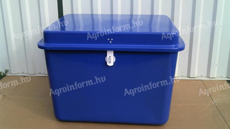 Homoktároló láda, sóshomok tároló, tűzoltóhomok tároló 140 l-es