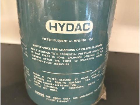 Hydac MFE 160-10/1 hidraulika szűrő eladó Hydac MFE 160-10/1 hidraulika szűrő eladó