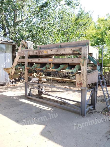 Válogató asztal eladó – nagy teljesítményű mezőgazdasági osztályozó vöröshagyma válogatáshoz