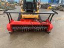 Caterpillar 257B minirakodó + GIYI 1.80 szárzúzó-mulcsozó eladó