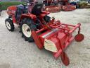 Yanmar KE-3 13 lóerős japán kistraktor talajmaróval, gyári állapotban