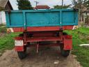 Eladó 1992-es MTZ 550E traktor és 1991-es MBP 6,5 pótkocsi rendezett papírokkal