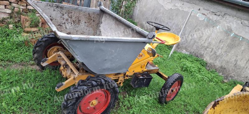 O&K dömper eladó – 10 lóerős dízel motorral, első puttonyos kivitel