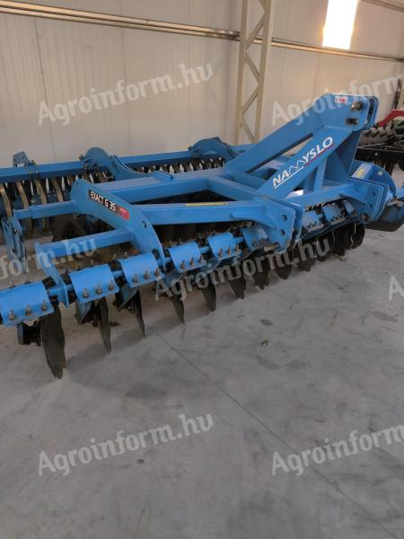 NAMYSLO Exact Plus 35 szántóföldi rövid tárcsa acél gyűrűs lezáró hengerrel