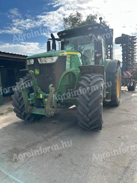 John Deere 7290 R eladó mezőgazdasági traktor, 2017, 7400 üzemóra