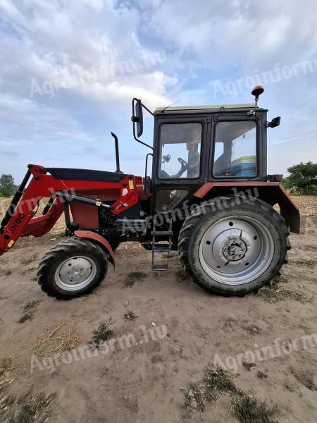 MTZ 82 új Black Bull JX 80 homlokrakodóval, műszakival eladó
