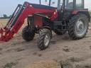 MTZ 82 új Black Bull JX 80 homlokrakodóval, műszakival eladó