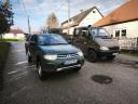 Mezőgazdasági vadászautó Mitsubishi L200, osztrák fegyveres erők zöld, carry boy, honvédségi, katonai, klímás 4x4 terepjáró