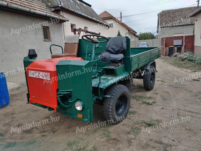 Csettegő eladó, Zetor motorral, Robúr hidakkal, friss műszaki