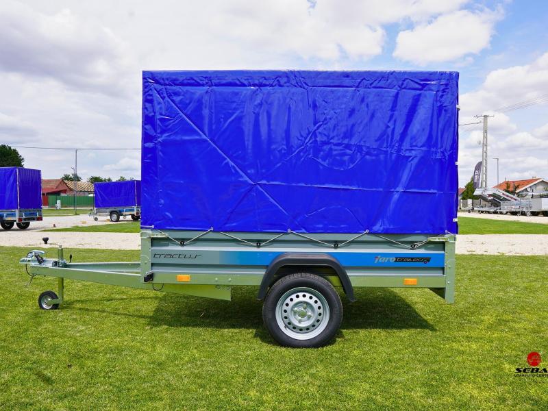 Csak októberben új Faro Tractus 220 utánfutó ponyvával (160cm) és rendszámmal csak br. 668.000 Ft