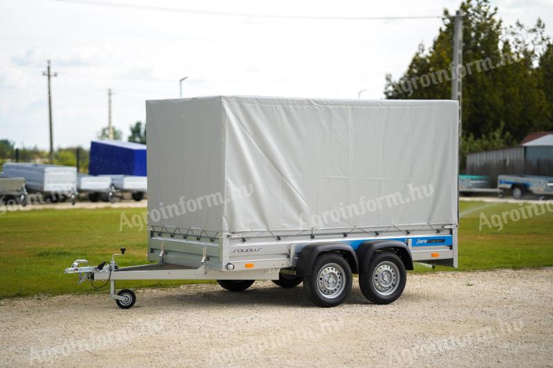 Október 31-ig új Faro Solidus 300 utánfutó ponyvával (180cm) és rendszámmal csak br. 999.000 Ft