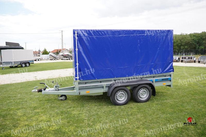 Októberi akcióval új Faro Solidus Max 300 utánfutó ponyvával (180cm) és rendszámmal csak br. 1.769.000 Ft