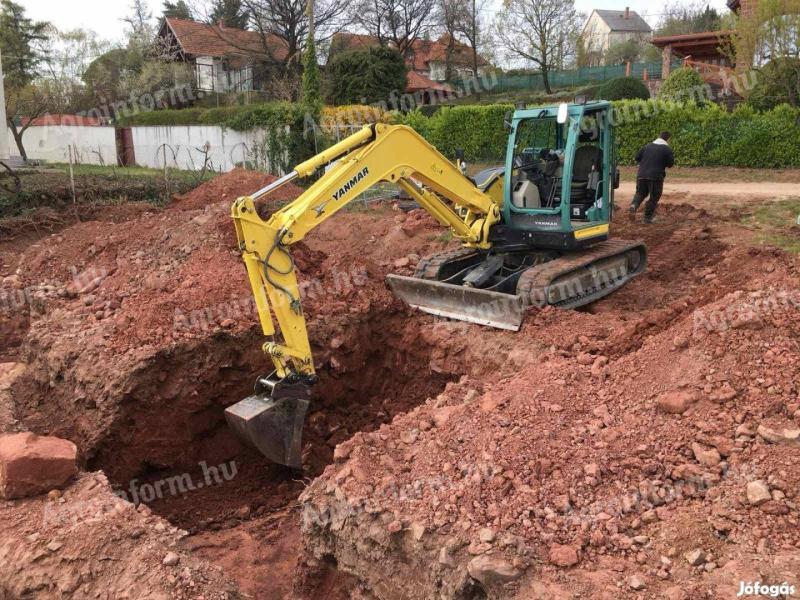 Yanmar Vio80 8 tonnás markoló