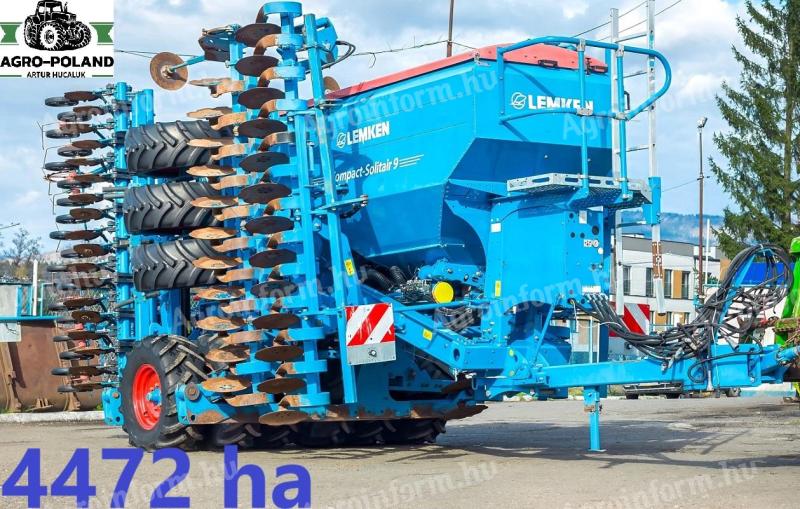 LEMKEN COMPACT - SOLITAIR 9 KH 600 DS 167 - 4,472 ha - 2016