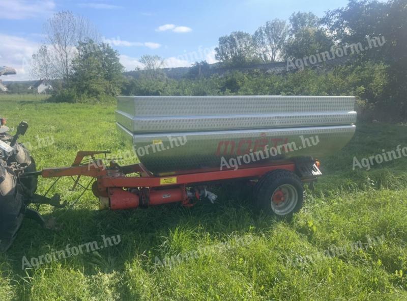 Mörtl inox szüretelőkocsi