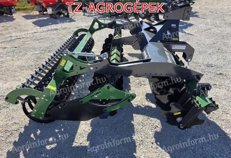 AWEMAK OZYRYS BTB-3,0 m függesztett rövidtárcsa ékgyűrűs hengerrel