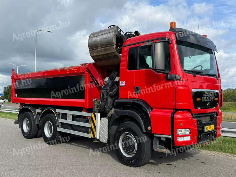 MAN TGS 32.400 6×6 Kipper + Daru/ 2010 / Lízing 20%-tól