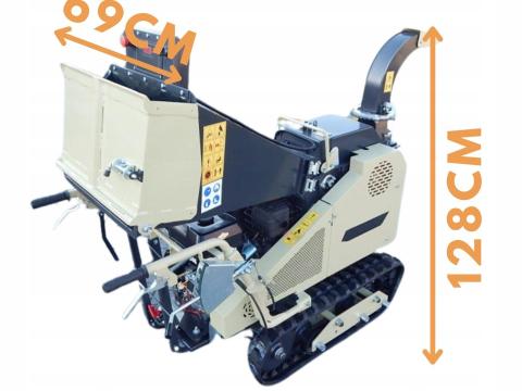 Új SZ130 típusú gumitalpas faaprító gép,  önjáró ágdaráló,  automata behúzóval,  Briggs&Stratton motorral,  13 cm átmérőig Új SZ130 típusú gumitalpas faaprító gép,  önjáró ágdaráló,  automata behúzóval,  Briggs&Stratton motorral,  13 cm átmérőig