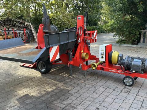 Krpan CH32K fekvő hasítógép és MP20 elektromos meghajtó eladó