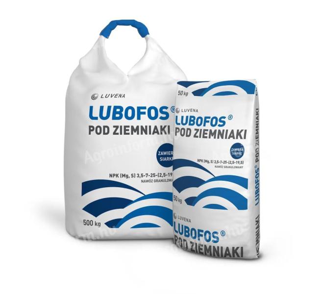 Lubofos NPK (Mg, S) 3,5-7-25-(2,5-19,5) műtrágya 500 kg big bag kiszerelésben